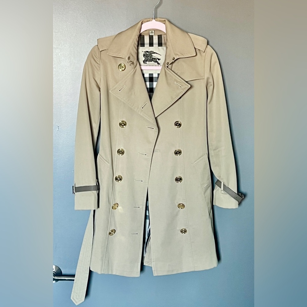 Burberry Short Trench Coat Jacket